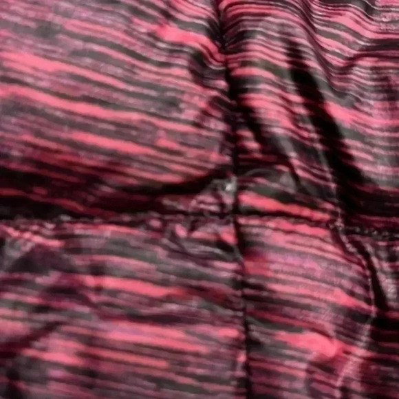 [W-XL]  32 Degree Heat Purple Pattern Zip Up Puffer Spandex Sleeves Jacket s - Picture 6 of 12